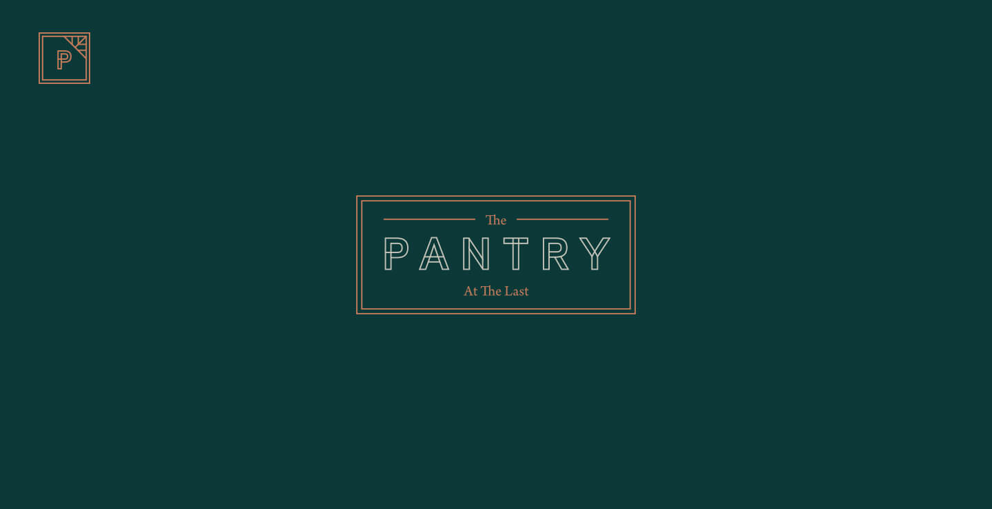 The Last Pantry logo design by B&Co.